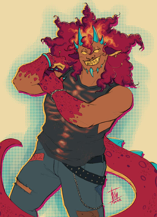 A KLASH OF KLAWS (Art Fight Attack for @ JYNXNOHCYARE)