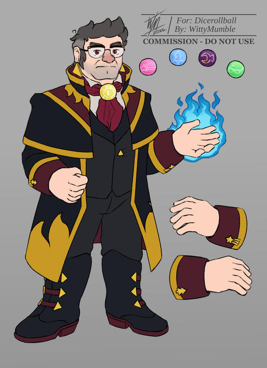 Gravity Falls AU Design for @Dicerollball