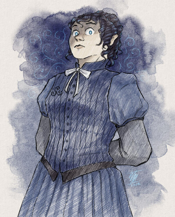 Scarae Mercurae (Art Fight Attack for @/Syr3n_)