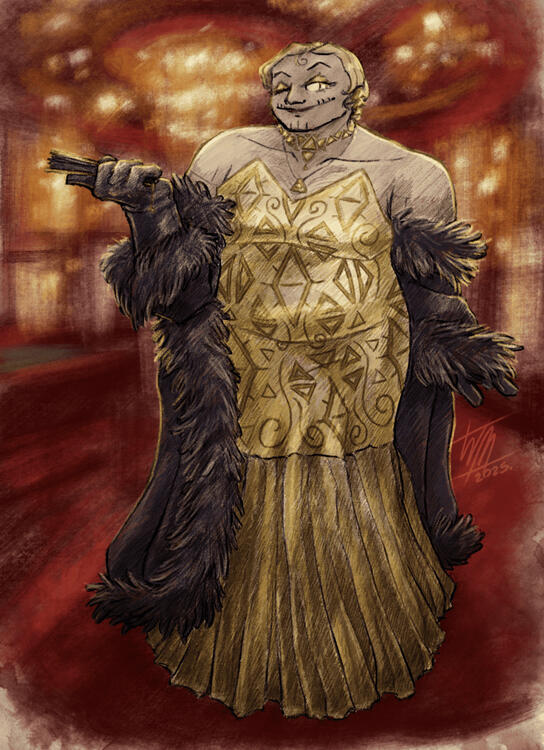 Human Bill Cipher (Casino-themed outfit)