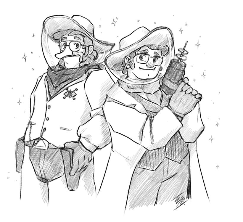 Space Cowboy Fidds and Ford