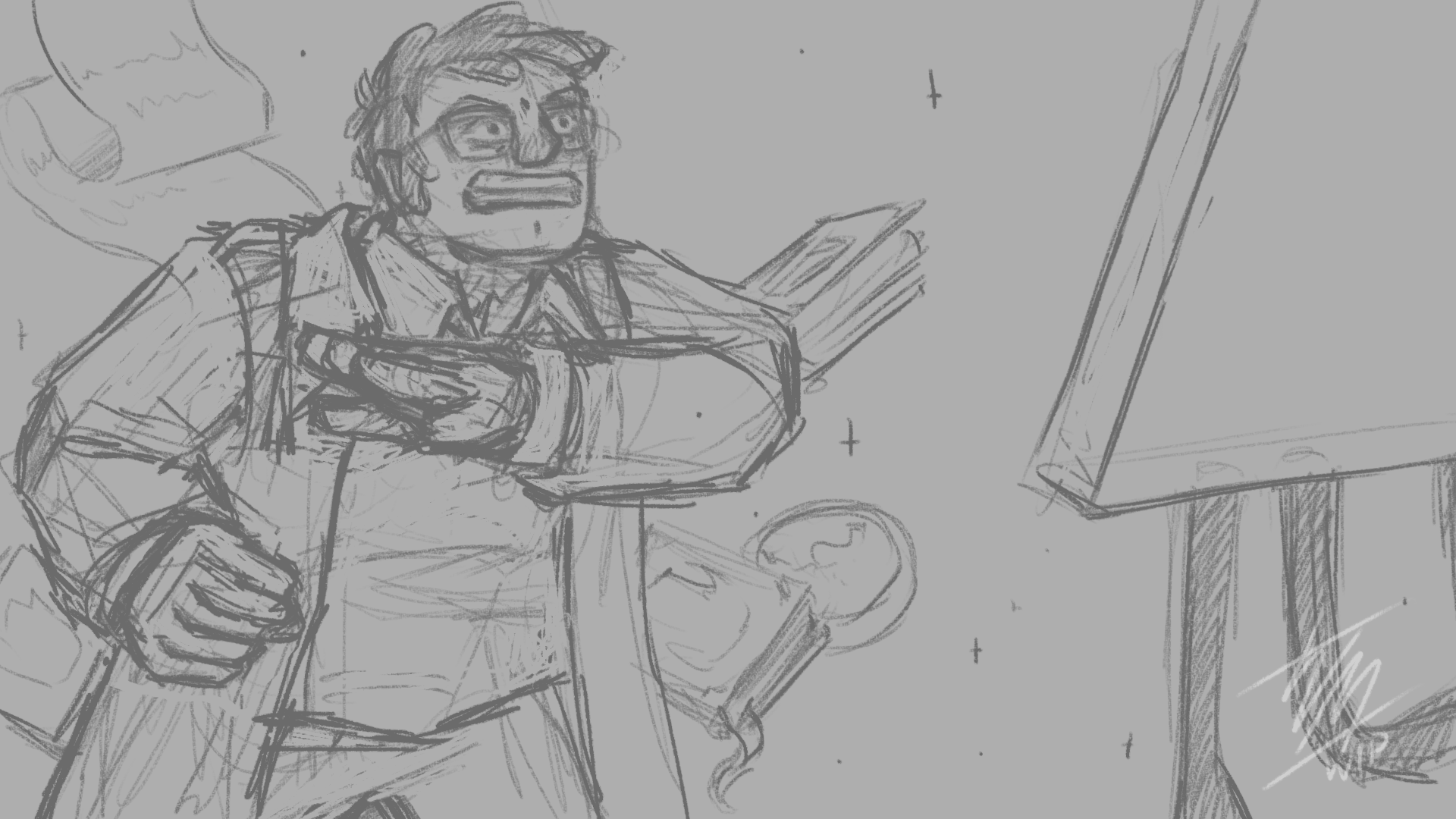 Section of Gravity Falls Fan-Animation (Personal Work)